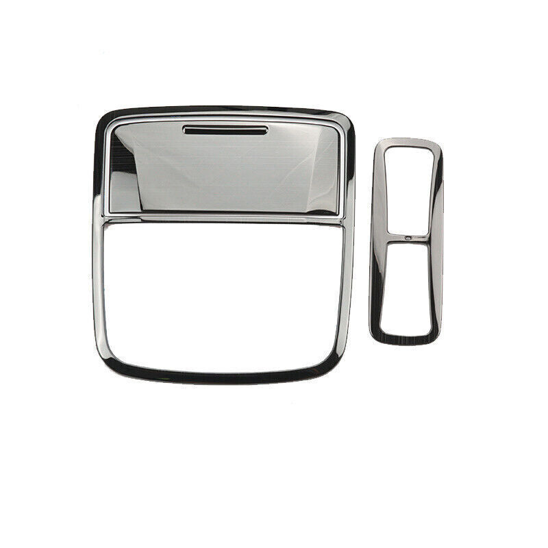 ABS Silver Chrome Mirror Rain Brow Frame for Hummer H2 2003 - 2007- v
