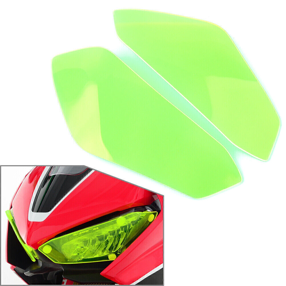 Green Front Headlight Guard Shield Screen Lens Cover for HONDA CBR1000RR 17-2020 Q