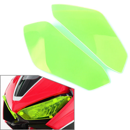 Green Front Headlight Guard Shield Screen Lens Cover for HONDA CBR1000RR 17-2020 Q