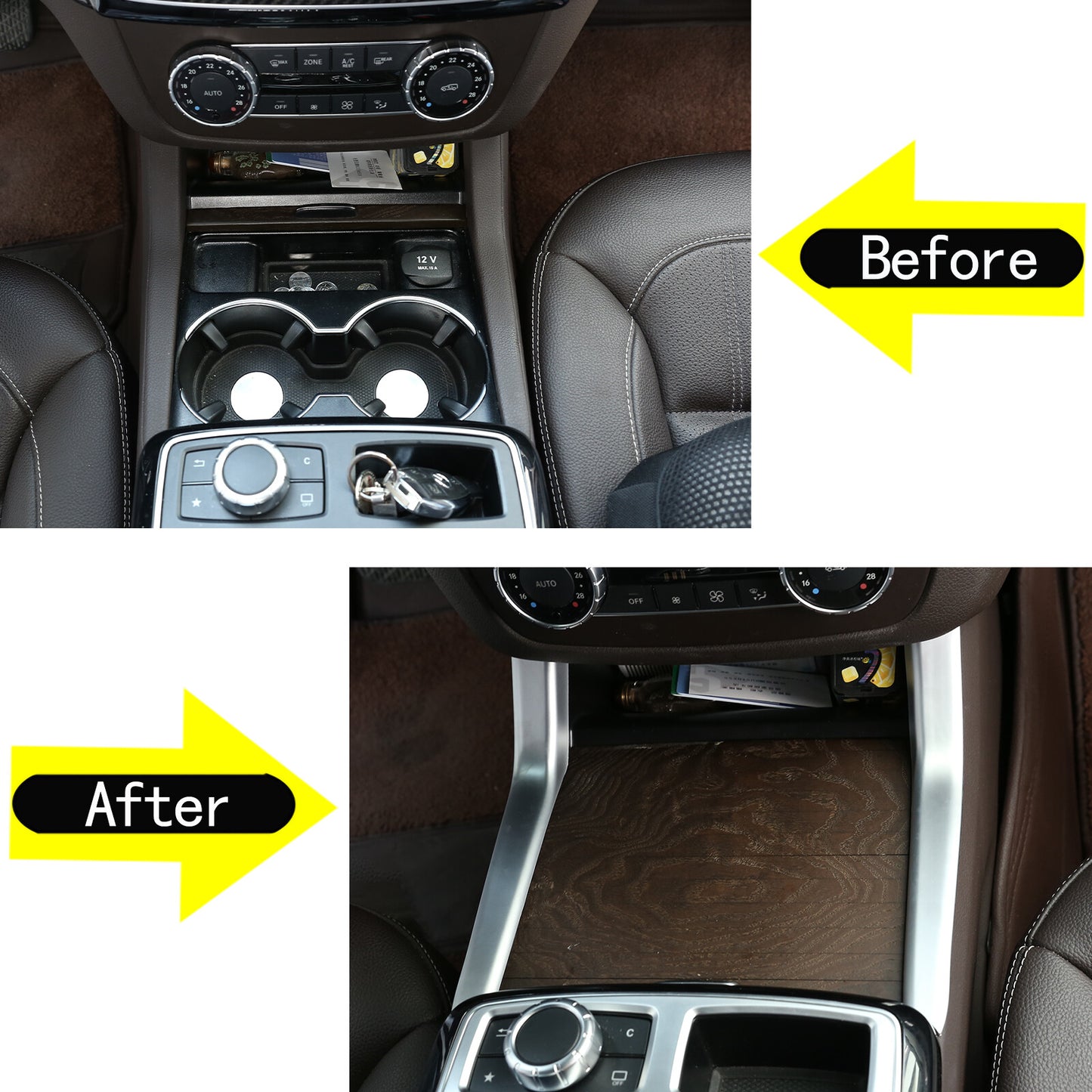ABS center console cupholder side cover suitable for GLE GLS ML 2013-19 n