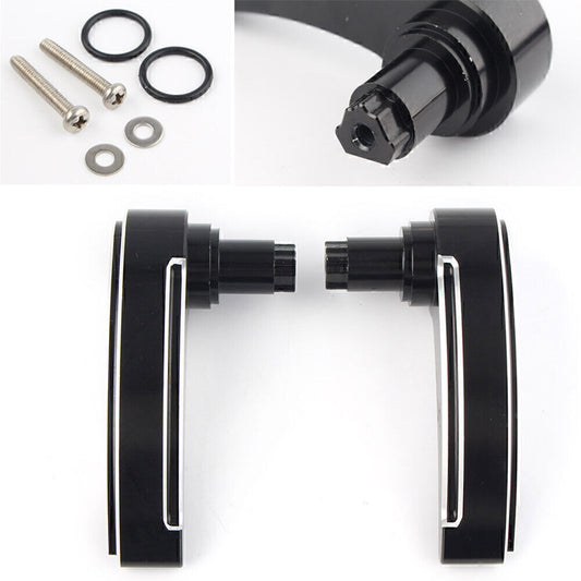 Saddlebag Lid Lifters Latch Lever Fit for Harley Touring Street Glide 14-17 Black Q