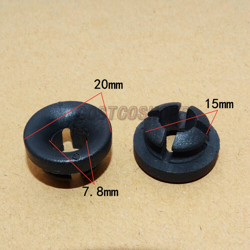 3pcs PA6 Car Hood Support Prop Rod Holder Clip for Honda Accord Odyssey Prelude