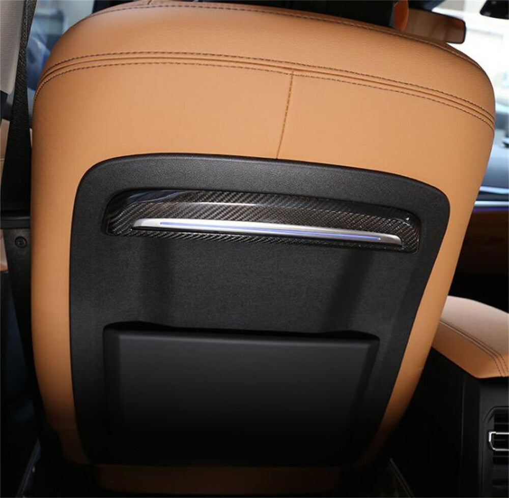 Real Carbon Fiber for Seat Back Panel Decorative Trim for BMW 3 Series G20 G28 2020+