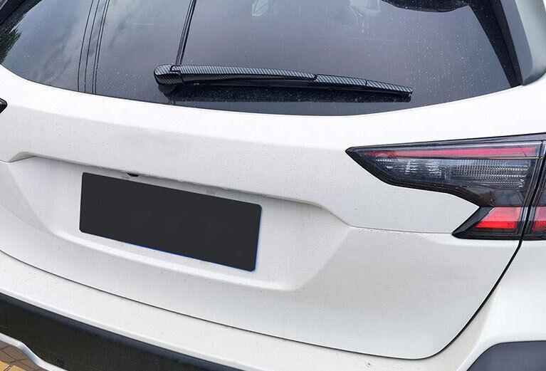 for Subaru Outback 2021-2023 ABS Carbon Fiber Rear Window Rain Snow Wiper Trim