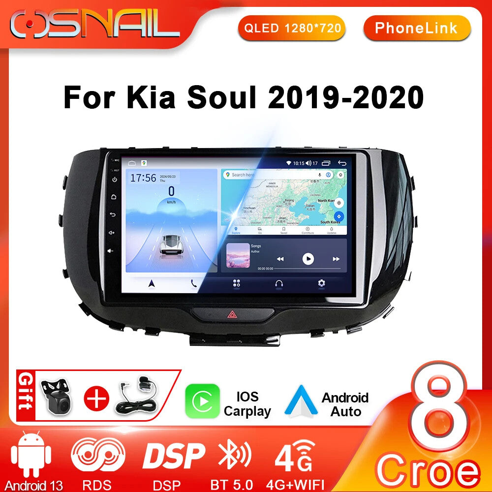 screen Android Car Radio for Kia Soul Multimedia Player Stereo GPS Navi Carplay