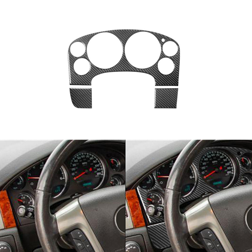 7x Red Carbon Fiber Steering Wheel Accent Cover Type C For Sonic 12-16 v