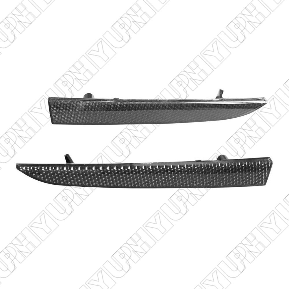 Smoke Lens Rear Bumper Diffuser Reflectors For Chevy Camaro 2016-2022 LT SS ZL1 Q