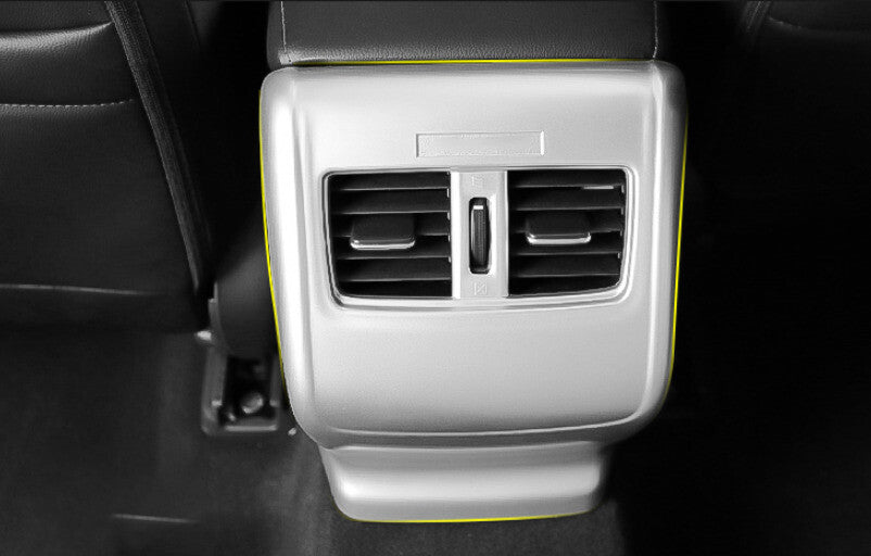 Rear Air Outlet Anti-Kick Panel Trim for Honda Accord 10th 18-2022 Sliver Matte