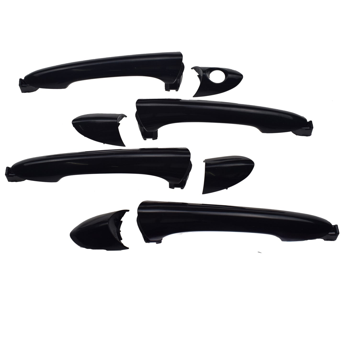 Front, rear, left, right, and right exterior door handle set suitable for 2011-2015 for Hyundai Sonata. n
