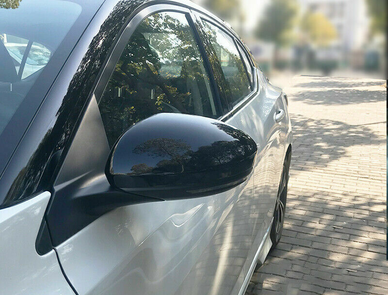 for Nissan Altima 2019-2023 ABS Gloss Black RearView Side Door Mirror Cover Trim
