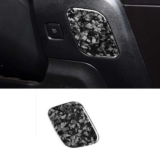 Forged Carbon Fiber Left Driving Storage Box Panel for Ford for Mustang 2015-2022