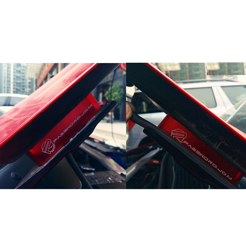 Anodized Red Hood Spacer Hood Riser 3/4 for Honda for Civic CRX Del Sol Integra