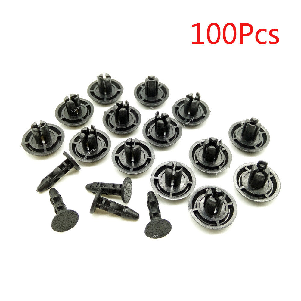 Qty 100 Nylon Car Fender Retainer Fasteners Clips 90467-07211 for Toyota for Lexus
