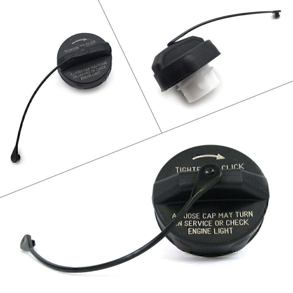 Fuel Tank Gas Cap for Jeep for Dodge for Chrysler 1999-2019 Non-Locking W/Tether Black Q