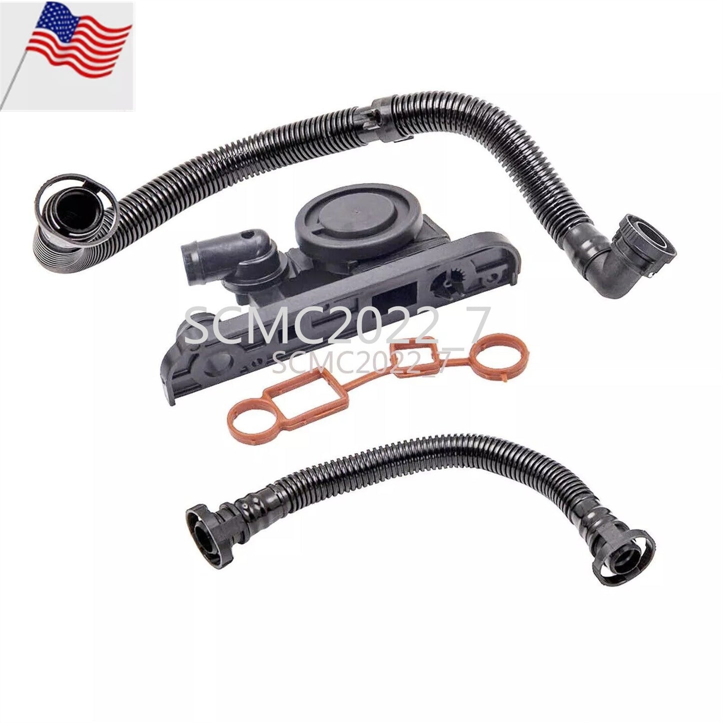 PCV Crankcase Ventilation Valve Hose  Gaskets for VW for Golf for Passat for Audi A4 A6 TT