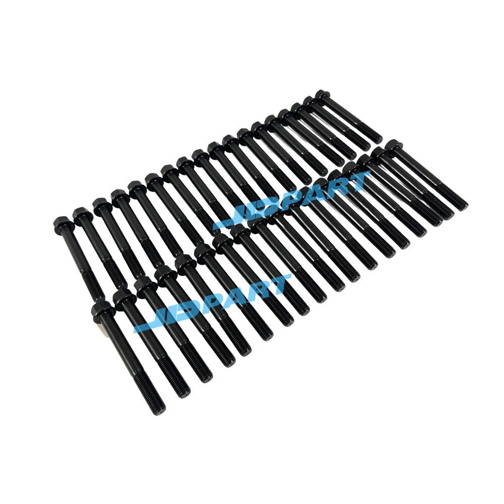 36-piece R944B cylinder head bolts for Liebherr diesel engine parts.