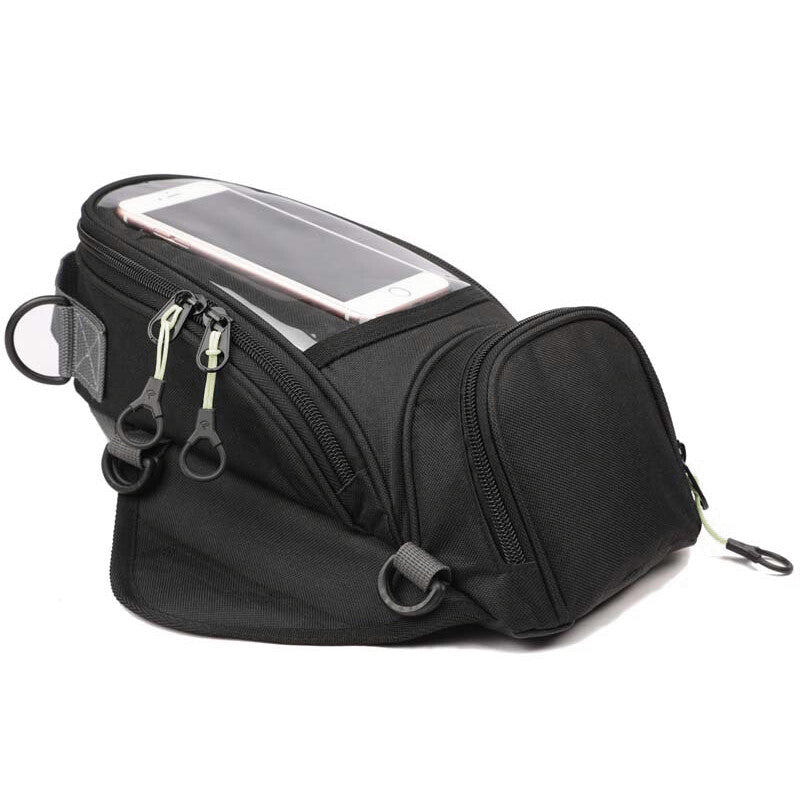 Nylon motorcycle fuel tank bag shoulder strap for travel riding with mobile phone - n