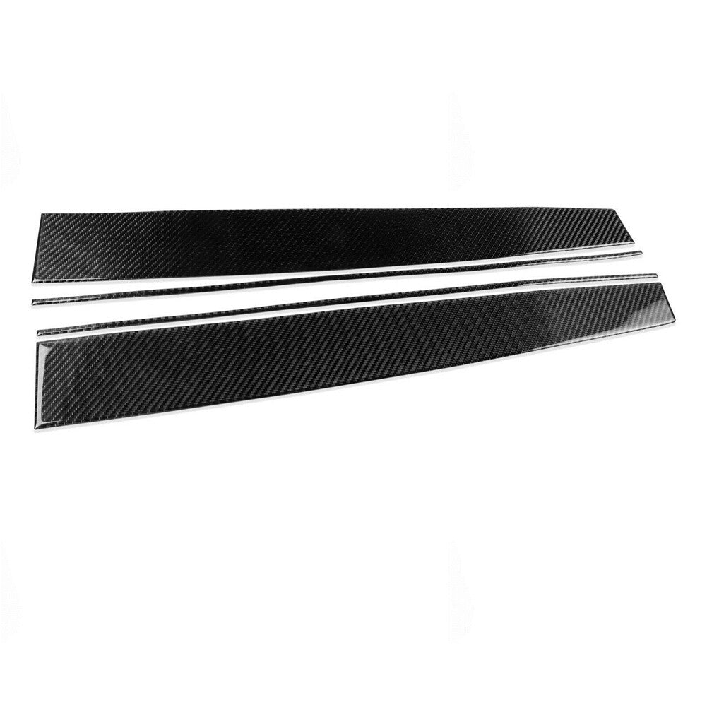 4X Red Carbon Fiber Door Handle Frame Cover Trim For X3 F25 X4 F26 2011-2017 v