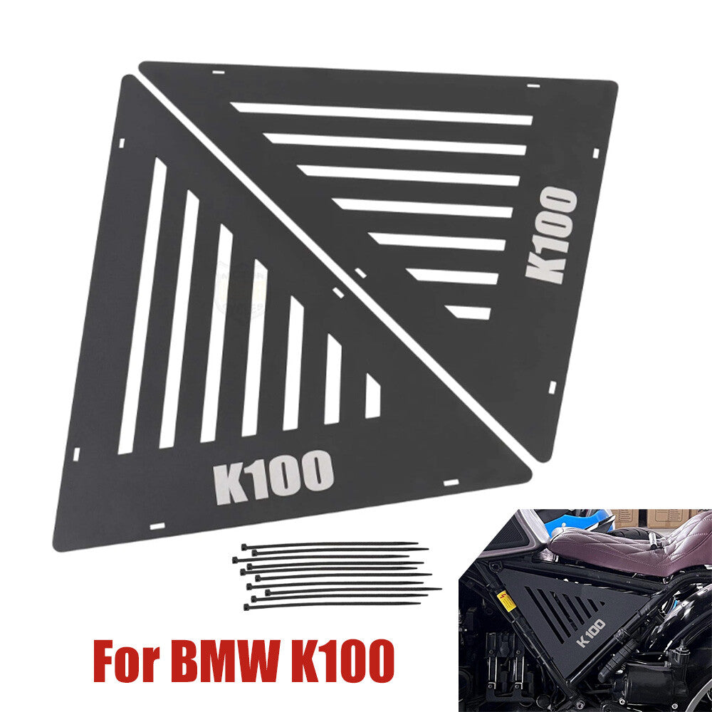 Black decorative protective film for K100 motor side panel, side cover, fairing. n