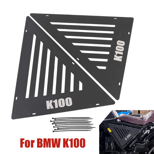 Black decorative protective film for K100 motor side panel, side cover, fairing. n