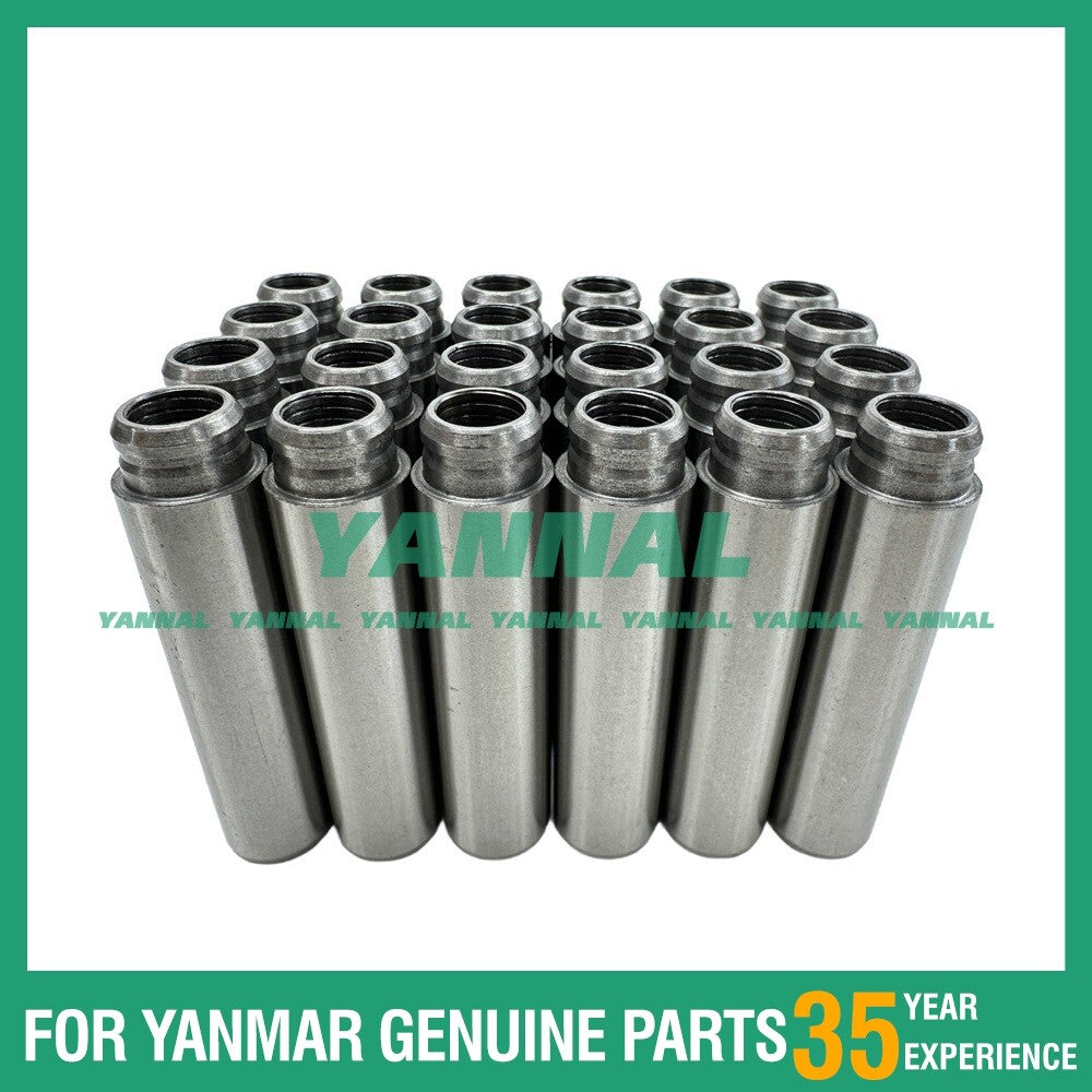 6D140 engine parts (24 pieces): valve guide rails