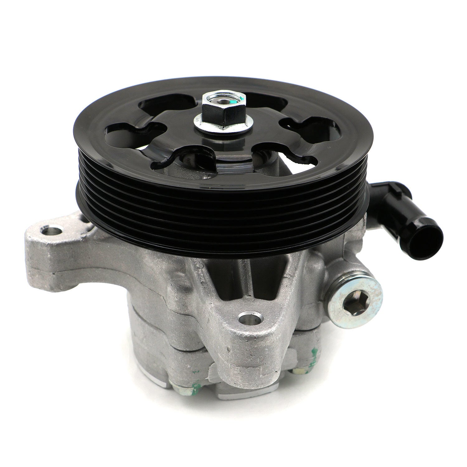 Power Steering Pump 56110RAAA01 w/ Pulley Fits 03-05 for Honda Accord L4 2.4L Q