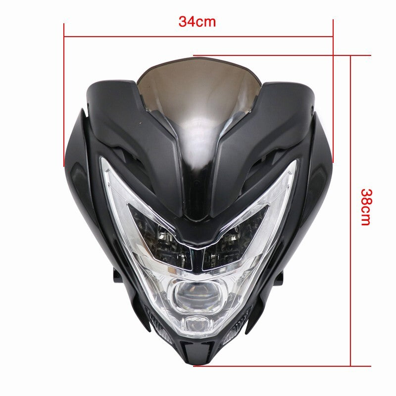 Motorcycle Head Light Lamp Front Halogen Headlamp Assy For BAJAJ Pulsar 200NS Q
