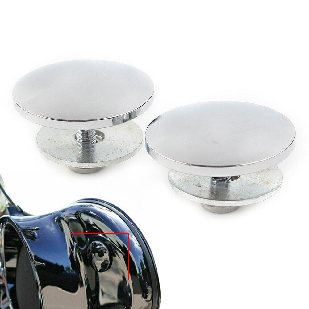 Chrome Inner Fairing Mirror Plugs for Harley Street Glide Trike FLHXXX