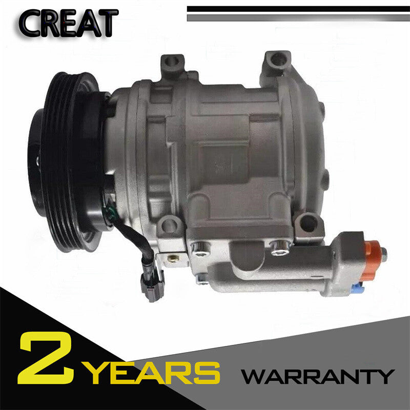 Air conditioning compressor with clutch suitable for Doosan DL200, DL220, DL250, DX140LC, DX160LC 2208-6013B