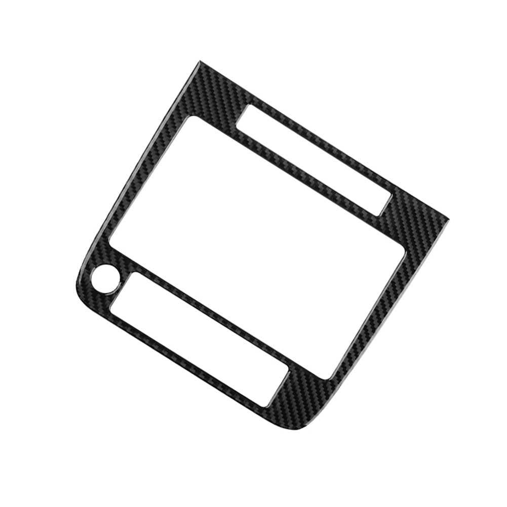Carbon Fiber Front Armrest Box Above Cover Trim For Explorer 2020-2023 v