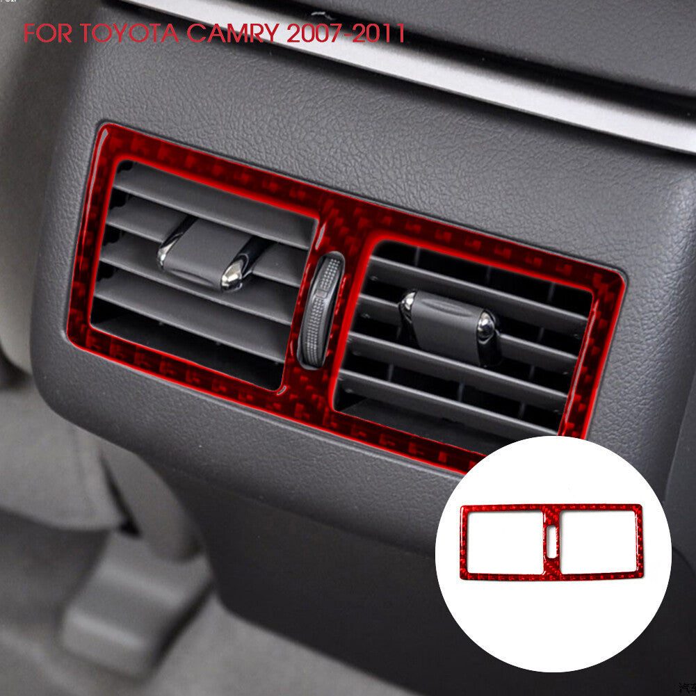2Pcs Gear Shift Frame Trim Cover Carbon Fiber for CADILLAC CTS SPORT 2008-2022 v