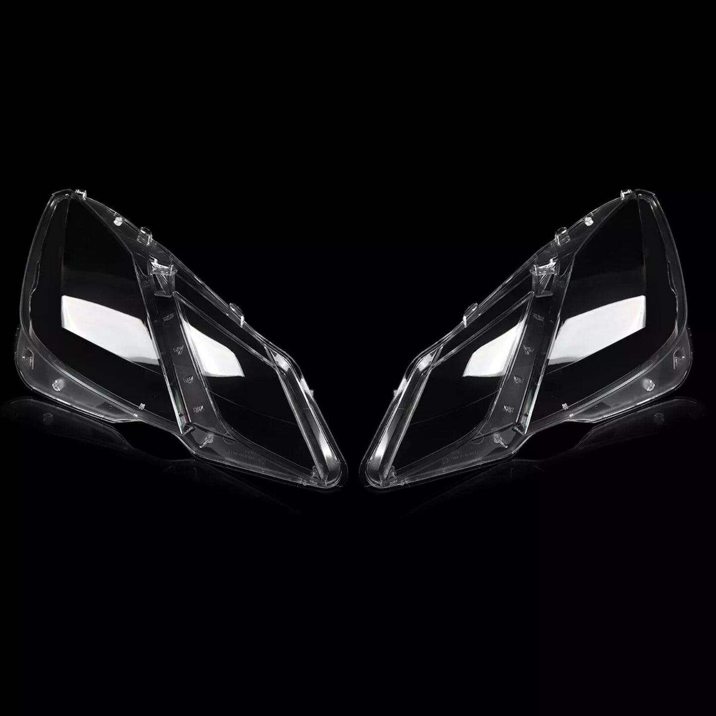 2x Front Headlight Lens Cover Lampshade for Benz W207 C207 E-Coupe 2010-2013