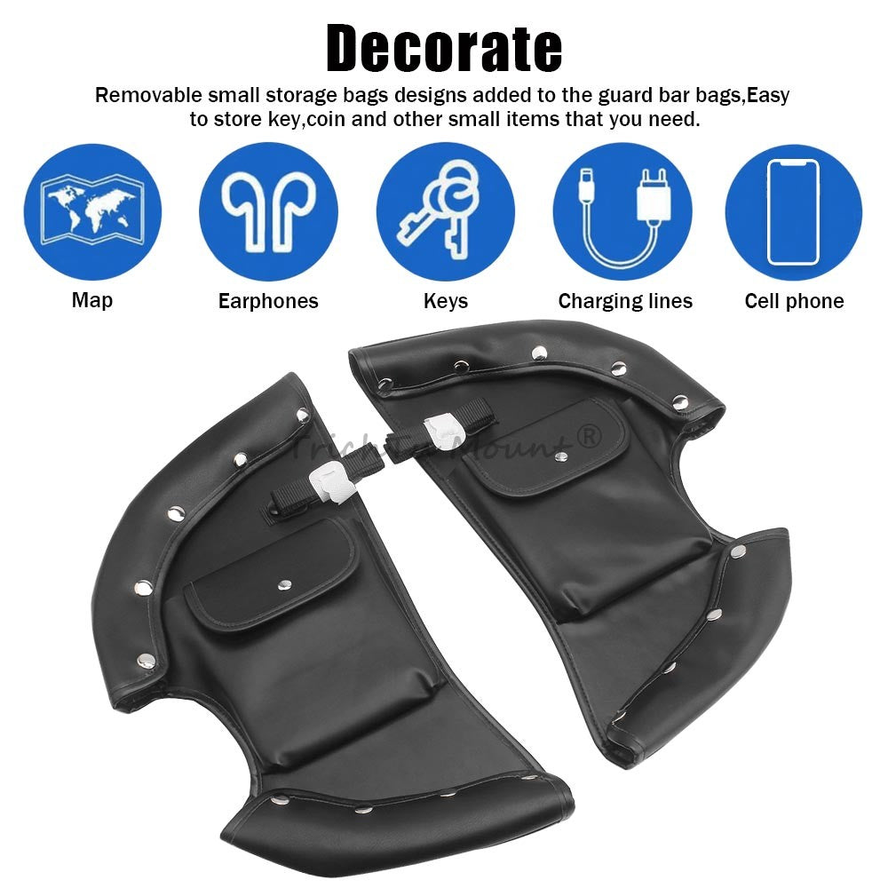 Lower Chap Leg Warmer Wind Deflector Bag For Indian Chief Chieftain Roadmaster Q