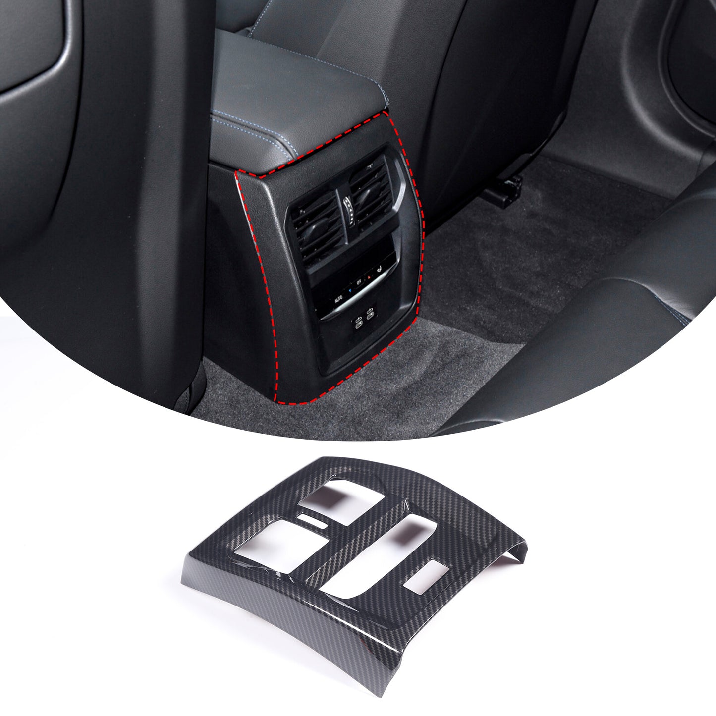 8-piece window, windshield, sun visor decorative protective film cover suitable for Honda pilots 2016-22- v