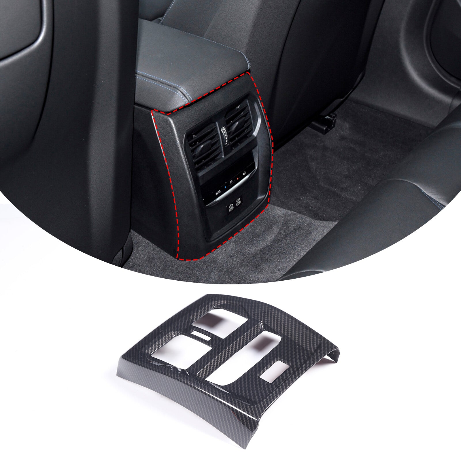 8-piece window, windshield, sun visor decorative protective film cover suitable for Honda pilots 2016-22- v