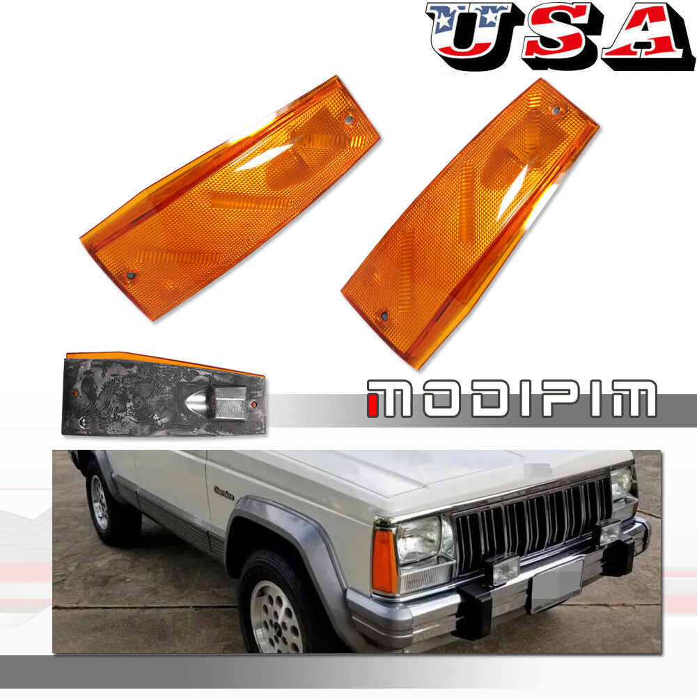 Side Marker Lights for 1984 - 1996 for Jeep CHEROKEE WAGONEER COMANCHE - v