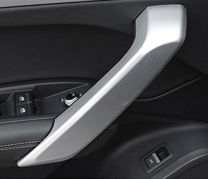 Fit for Audi Q5 2018-24 ABS Matte Silver Interior Door Armrest Strip Cover Trim