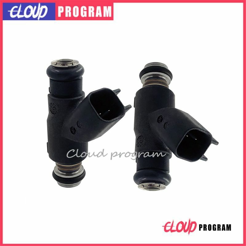 2PCS NEW 27709-06A Fuel Injector for Harley Davidson - Delphi Glide 25Degree v
