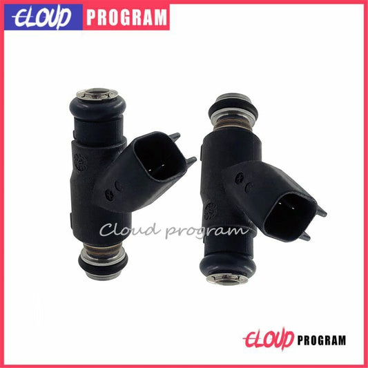 2PCS NEW 27709-06A Fuel Injector for Harley Davidson - Delphi Glide 25Degree v