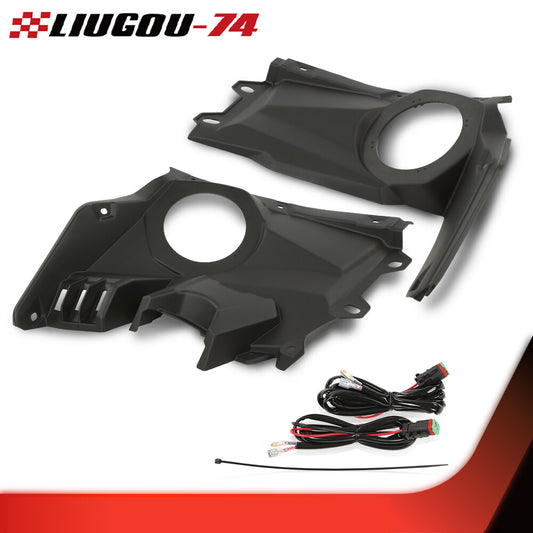 Suitable for 17-23 Can Am Maverick X3 Dash speaker stereo panel installation Pod audio kit- v