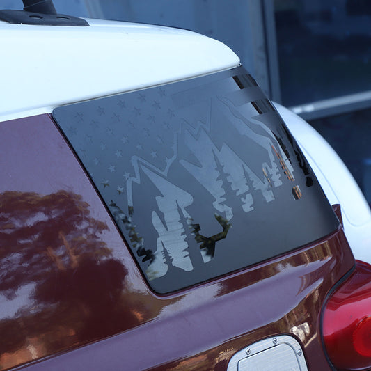 Rear Quarter Window American Flag Decal Sticker for GR Supra A90 A91 2019-2022- v