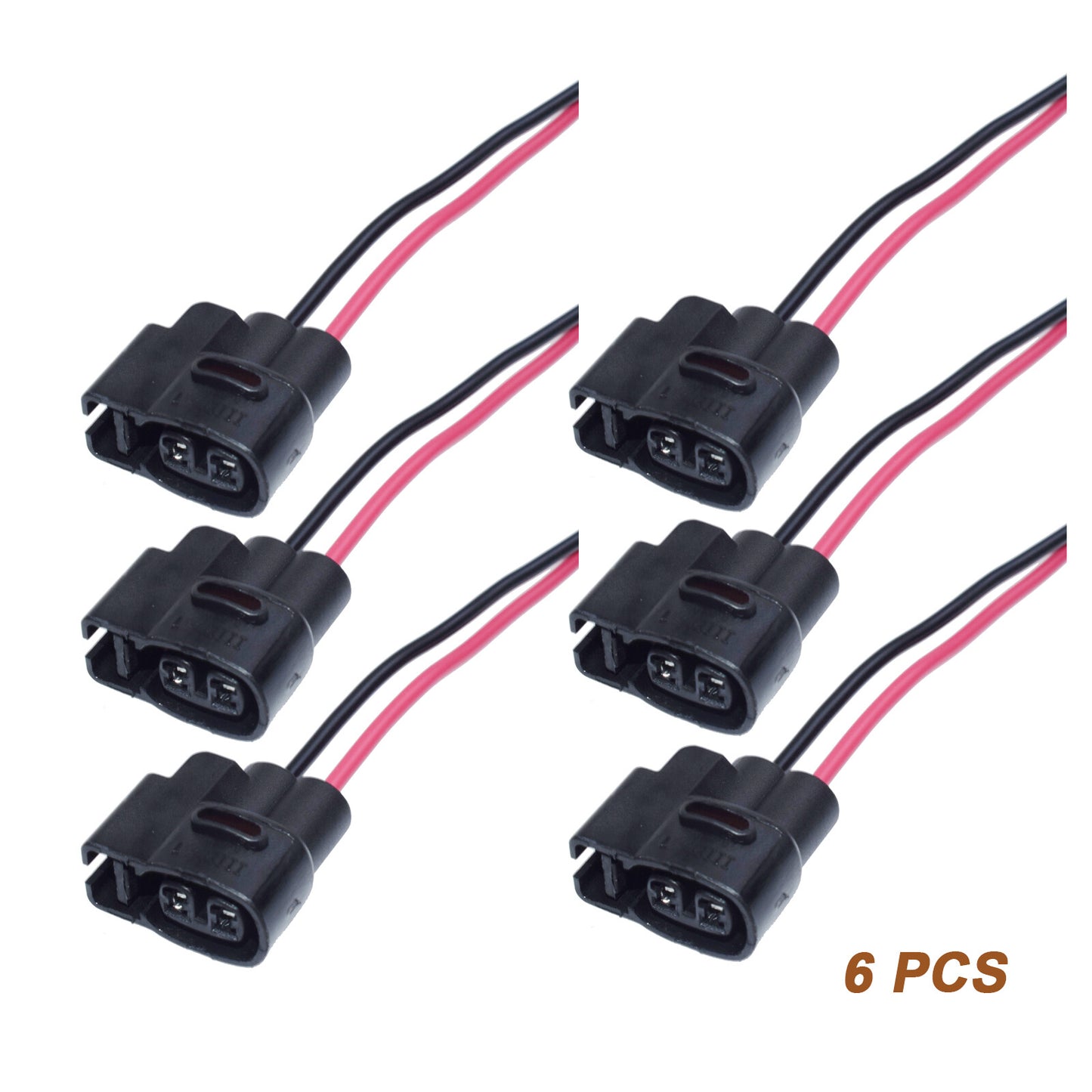 6-Piece Ignition Coil Connector Harness Tail for Chrysler for Dodge for Plymouth V6- n