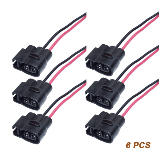 6-Piece Ignition Coil Connector Harness Tail for Chrysler for Dodge for Plymouth V6- n