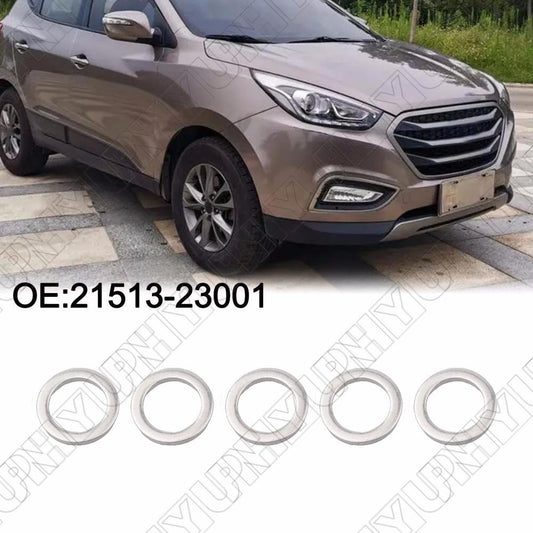 5Pcs Engine Oil Drain Plug Gaskets 21513-23001 for Hyundai Accent for Kia Optima Rio Q