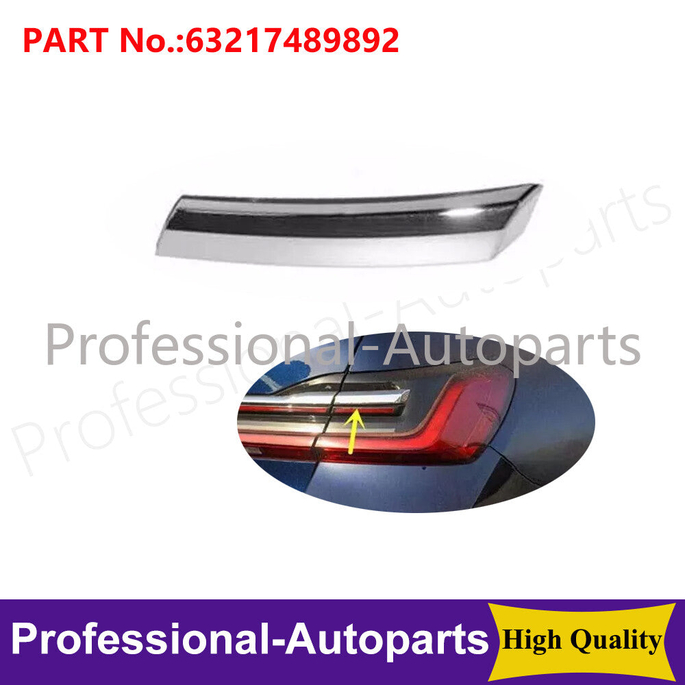 Rear Right Outer Chrome Tail Light Trim Cover Strip for BMW G12 740i 750i 750Li