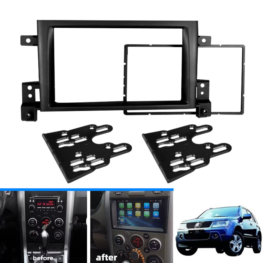 7-inch 2DIN Fascia panel frame for 2005-2017 for Suzuki Grand Vitara car stereo radio - n
