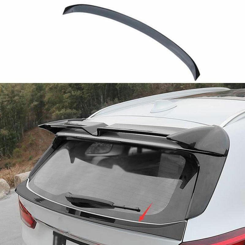 Fit for BMW X1 F48 2016-2021 Black ABS Mid Spoiler Tail Trunk Lip Wing Bar 1PCS