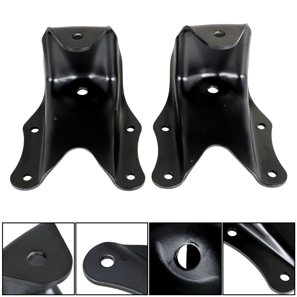 Rear leaf spring rear hook bracket and restraint kit for 80-97 pickups n