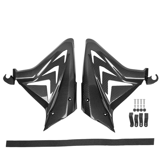 Carbon Fiber Side Frame Cover Panel Tank Gas Fairing for HONDA CBR650R 2019-2021
