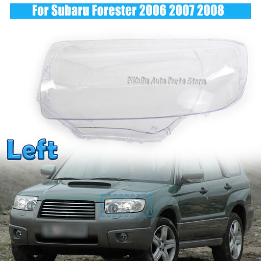 Left Headlight Len Cover Headlamp Mask for Subaru Forester 2006 2007 2008